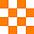 White and Orange Checkerboard