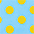 Yellow/Blue Polka Dot