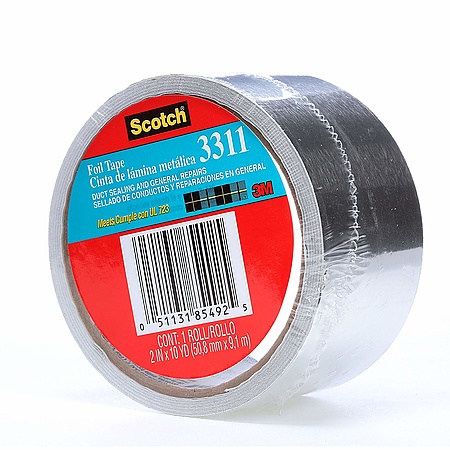 3M 3311 Aluminum Foil Tape [Linered]