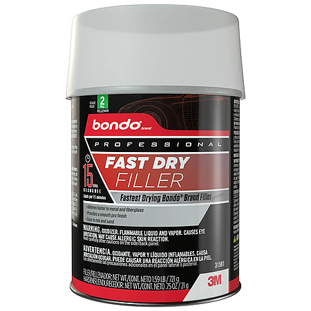 3M 31580 Bondo Professional Fast Dry Filler