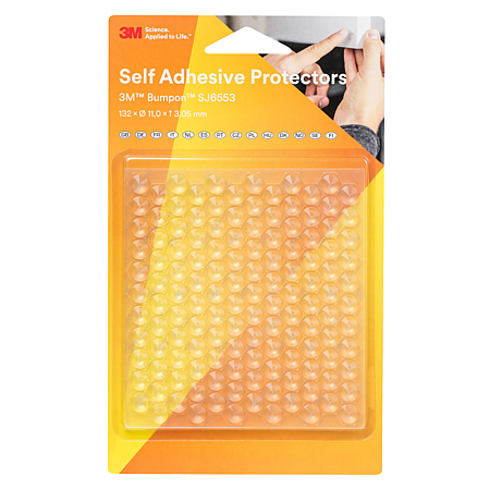 3M Bumpon Self-Adhesive Protectors [Hexagon/Cone]