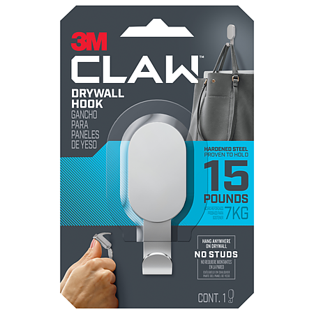 3M CLAW Drywall Hooks [15 lbs.]