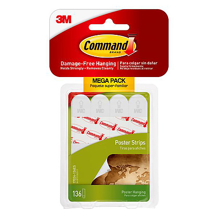 Command Small Poster Strips [Removable]