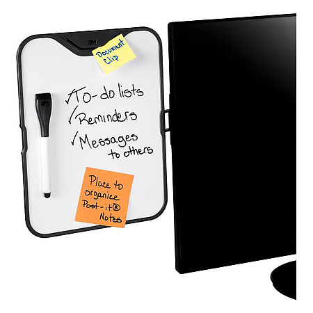 3M Computer Monitor Dry-Erase Whiteboard (MWB100B)