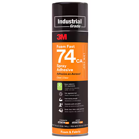 3M Industrial Grade Foam Fast Spray Adhesive Low VOC [<25%] | SKU 74CA