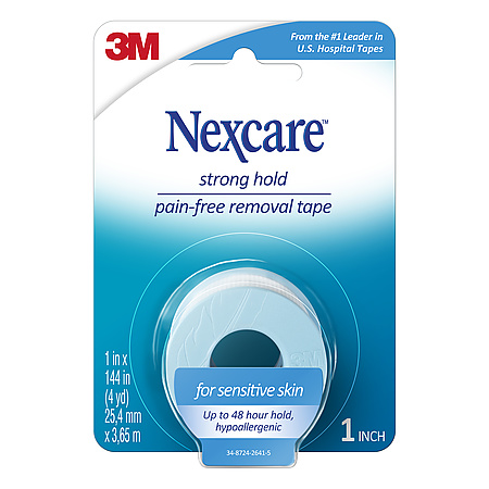 3M SHT Nexcare Strong Hold Pain-Free Removal Tape