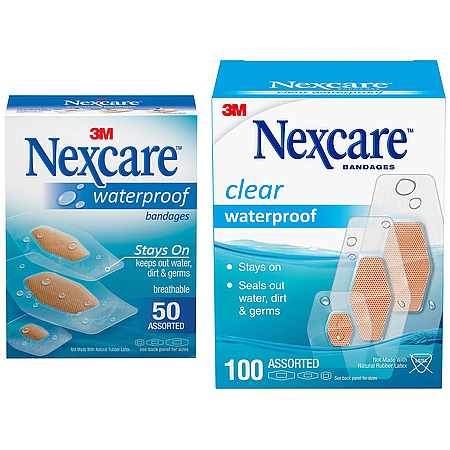 3M 432 Nexcare Clear Waterproof Bandages