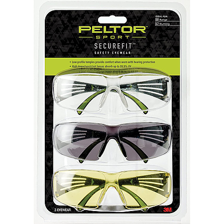 3M SF400 Peltor Sport SecureFit Safety Eyewear