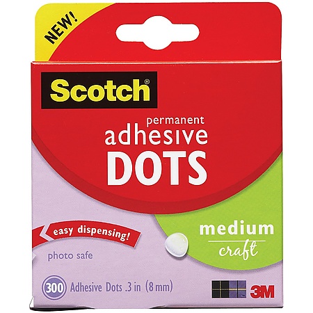 Scotch Permanent Adhesive Dots [Double-Sided]