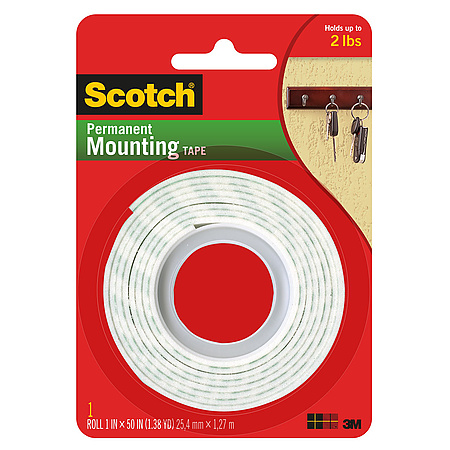permanent mounting tape