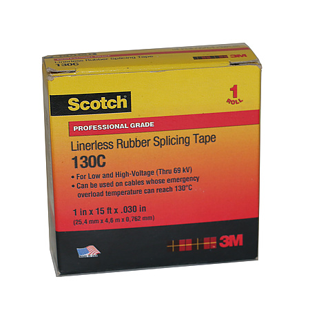 Scotch Linerless Rubber Splicing Tape (SKU 130C)