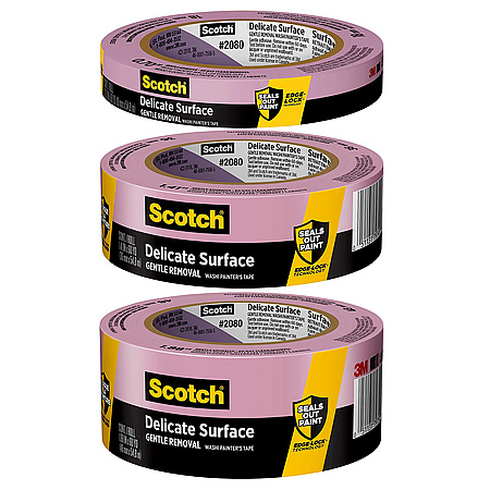 1.41'' IN x 60 YD PAINTER'S TAPE 36 mm x 54,8 m 3M# 2080 SCOTCH DELICATE 