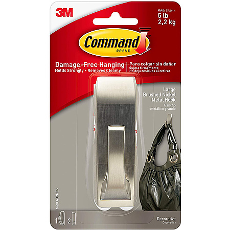 Command Modern Reflections Metal Hook [Removable]