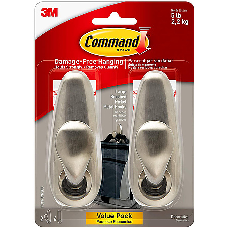 Command Forever Classic Metal Hook [Removable]