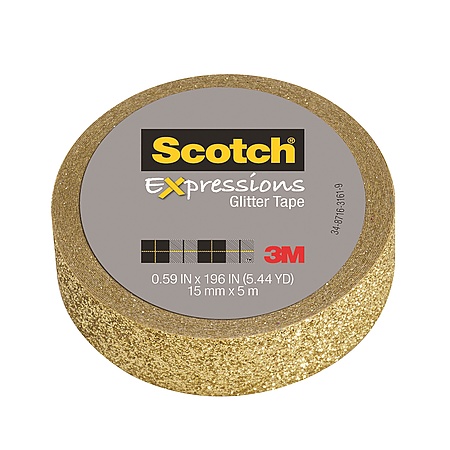 3M Expressions Glitter Scotch Crafting Tape