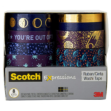 Scotch Expressions Washi Crafting Tape Pack