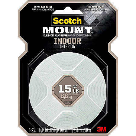 Scotch Mount Indoor Double-Sided Mounting Tape