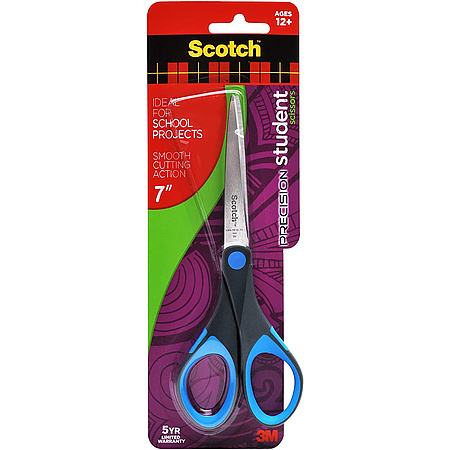 3M 1447S Scotch Precision Student Scissors