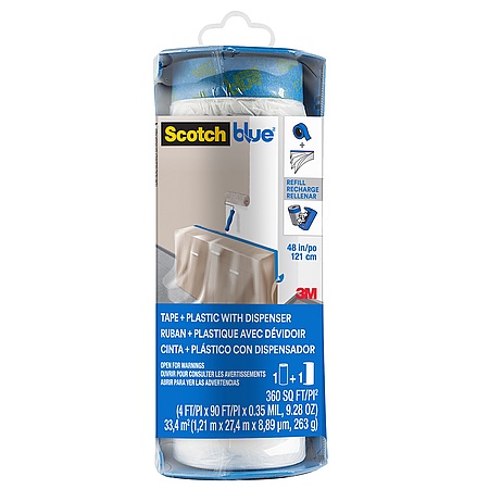 ScotchBlue Tape + Plastic Film with Dispenser