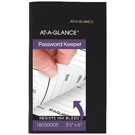 At-A-Glance Website Password Keeper