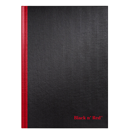At-A-Glance Black n' Red Hardcover Business Notebook