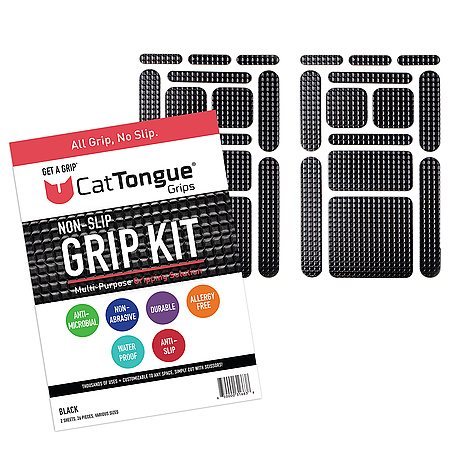CatTongue Grips Grip Kit Non-abrasive, Slip-proof Pre-Cut Grips