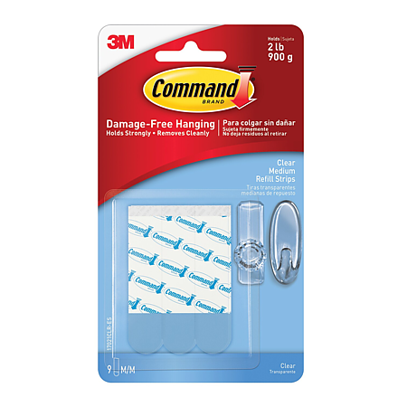 Command Clear Refill Strips [Removable]