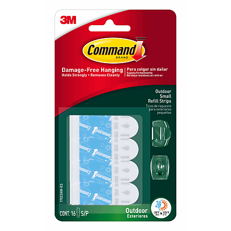 Command Small Outdoor Refill Strips [Removable]