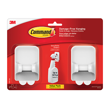 Command Spray Bottle Hangers [Removable]
