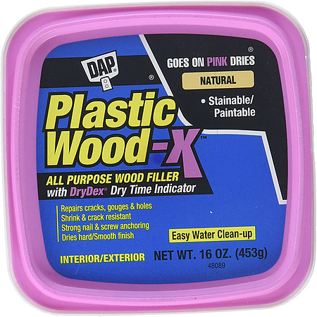 DAP Plastic Wood-X Wood Filler with DryDex Dry Time Indicator