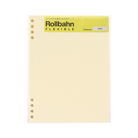 Delfonics Rollbahn Flexible Notebook Grid Refill Pages