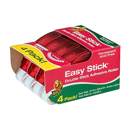 Duck Brand Easy Stick Double Stick Adhesive Roller  [Acid-Free]
