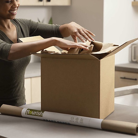 Duck Brand Flourish Recycled Kraft Packing Paper