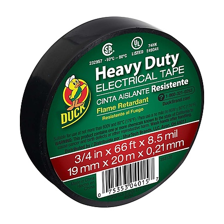 Duck Brand Heavy Duty Electrical Tape [8.5 mil thick]