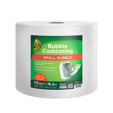 Duck Brand Small Bubble Cushioning Wrap [3/16 inch bubbles]
