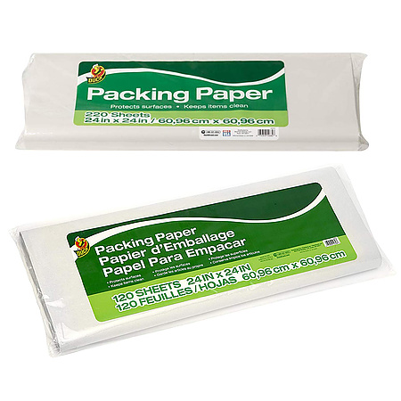 Duck Brand White Packing Paper Sheets