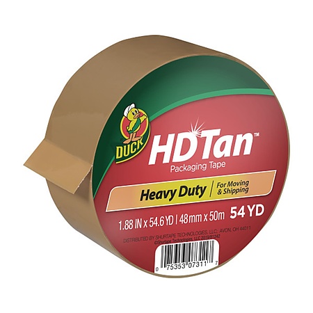 Duck Brand HD Tan Heavy-Duty Packaging Tape