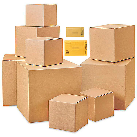 FindTape PKG Cardboard Boxes, Bubble Mailers and Bags