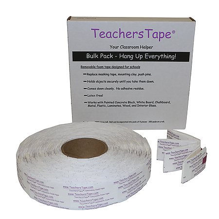 FindTape TeachersTape Double-Sided Removable Foam Tape Pads