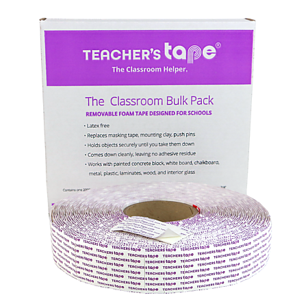 TeachersTape Double-Sided Removable Foam Tape Pads