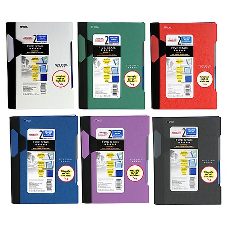 Five Star Advance Small 2-Subject Spiral Guard Notebook [College Ruled]