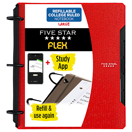 Five Star Flex 1" Hybrid NoteBinder