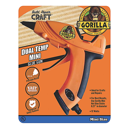 Gorilla Dual Temp Mini Hot Glue Gun