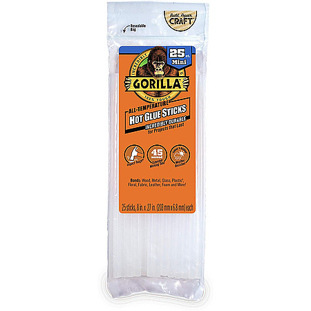 Gorilla Mini Size Hot Glue Sticks