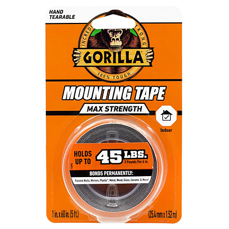 Gorilla Max Strength Mounting Tape [Double-Sided]