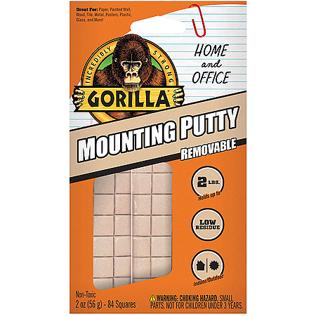 Gorilla Mounting Putty Removable Mounting Adhesive