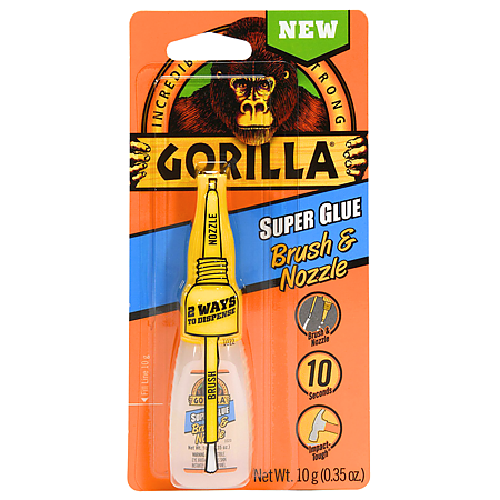 Gorilla Super Glue Brush & Nozzle