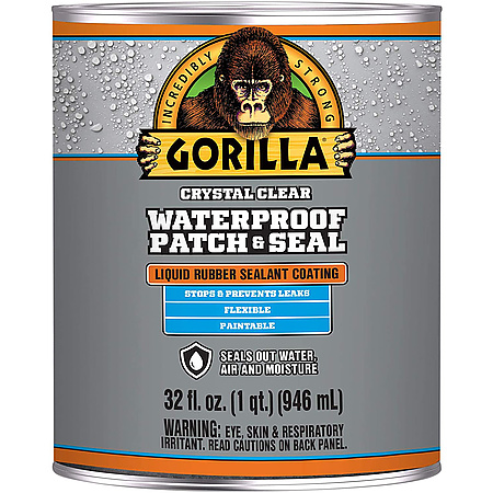 Gorilla Waterproof Patch & Seal Liquid Rubber Sealant