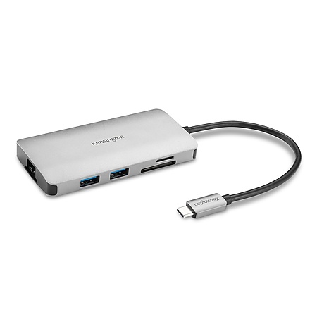 Kensington USB-C 8-in-1 Driverless Mobile Hub (UH1400P)