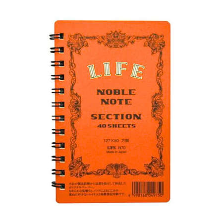 Life Noble Note Section Mini Ring Notebook